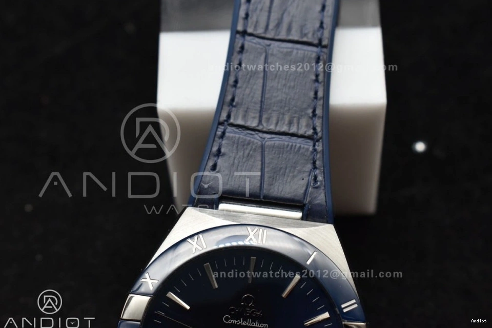 Best SS Edition VSF Dial Clone Strap A8900 on Blue Super Ceramic Gummy Blue Blue Constellation 1:1 0108